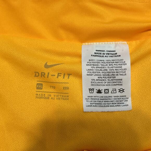 Nike Dri-Fit Lined Running Shorts Lined Women's XXL High Visibility Orange - Picture 4 of 8